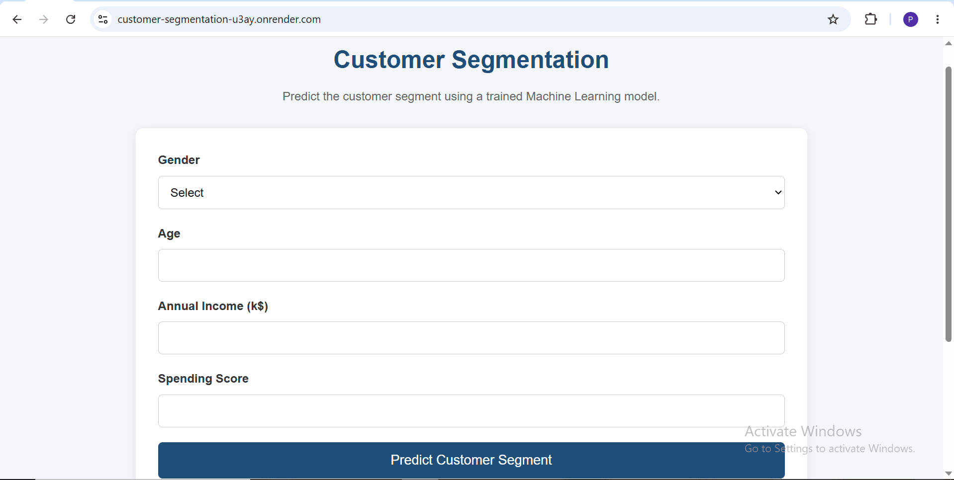 Customer Segmentation